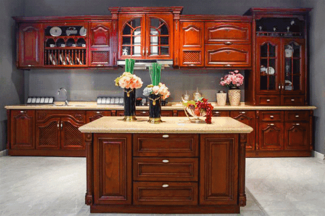 银河8366cc苏明哲同款欧式实木橱柜