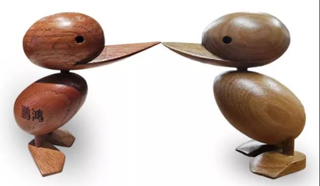 银河8366cc手工实木吉祥鸭