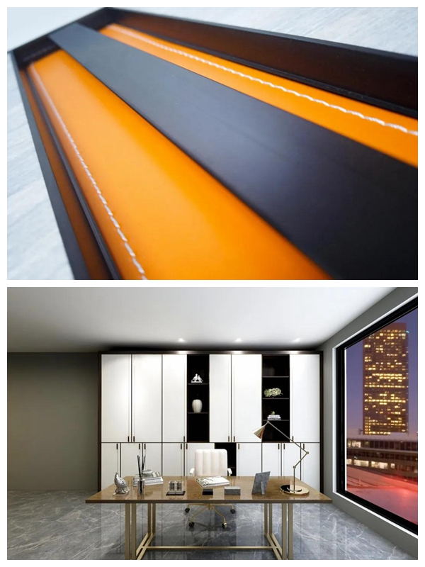 银河8366cc铝框生态柜门