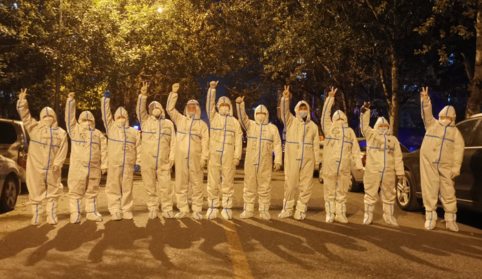 银河8366cc员工投身防疫阻击战