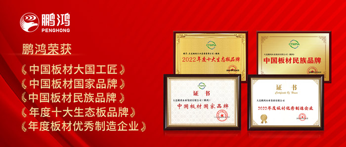 中国板材与定制家居大会，，，银河8366cc揽获5项声誉